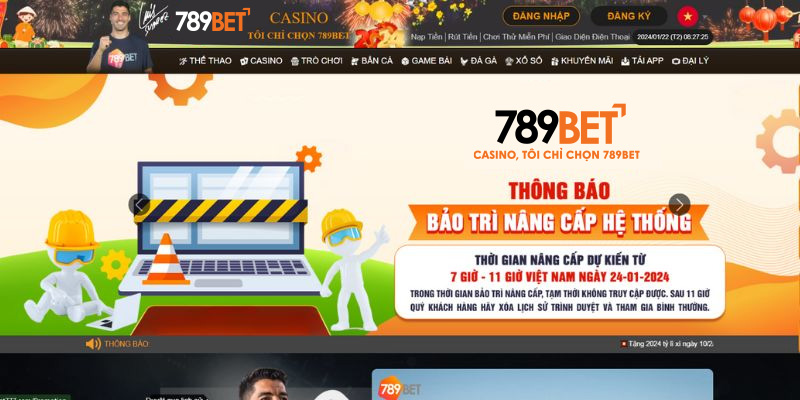 789BET bảo trì hoàn tất trong bao lâu?